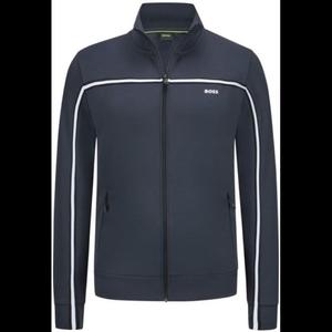 Мужской свитер на молнии Hugo Boss Skaz 1, синий