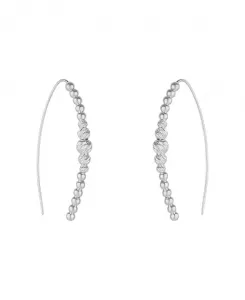 Серьги из стерлингового серебра с бусинами Spero London, silver