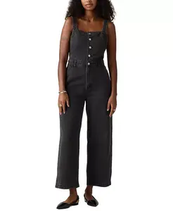 Женский джинсовый комбинезон Drea Cotton Levi's, черный