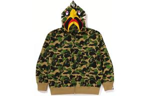 Толстовка Bape X Puma Abc Camo с капюшоном A BATHING APE, зеленый