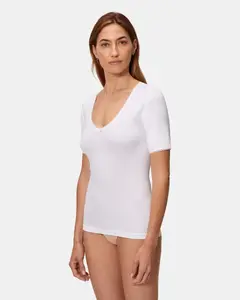 Женская термокофта из зимнего волокна с коротким рукавом Playtex, белый