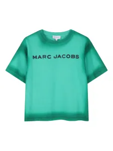 Футболка с логотипом Marc Jacobs Kids, зеленый