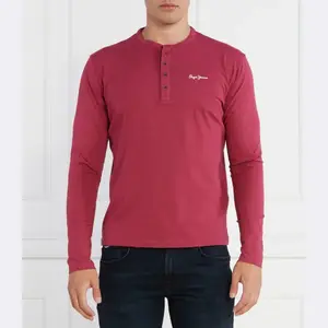 Лонгслив Уилтшир стандартного кроя. Pepe Jeans London, бургунди