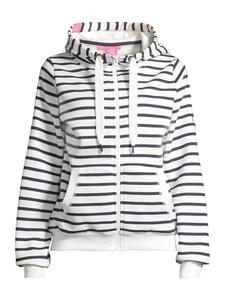 Salzhaut Толстовка с капюшоном на молнии 'Sööte' в белом цвете