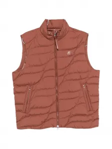 Стеганый жилет на молнии Moncler, коричневый