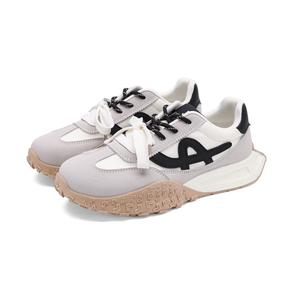 Износостойкие низкие повседневные туфли, увеличивающие рост, для женщин FOXER, Yellow