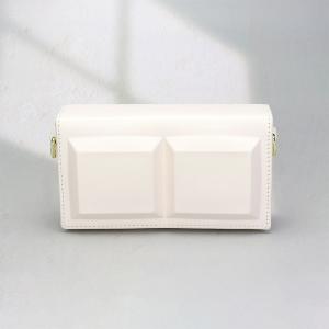 Искусственная кожа сумка-кроссбоди коробка FASHNZFAB, белый
