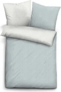 Двустороннее постельное белье Melange Flannel 0840500-222, размер 135x200 см, цвет "небо" Biberna