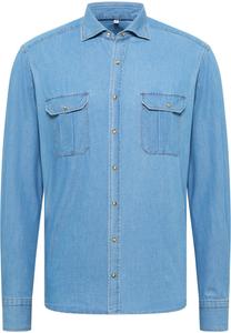 Рубашка делового покроя Regular Fit ETERNA, светло-голубой