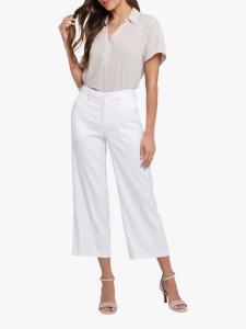 Широкие капри карго NYDJ, Optic White