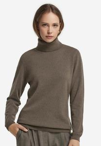 Джемпер Falconeri ROLLKRAGEN MIT LANGARM, Braun - Tortora Melange/Mottled Light Brown