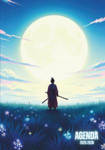 Agenda Scolaire Manga Animé Japonais: Ninja, samourai | Journalier (une page par jour) | 12x17 cm | Primaire, Collège, lycée & étudiant | Garçon & ... japon, Fleurs du Japon (French Edition) (Independently published)