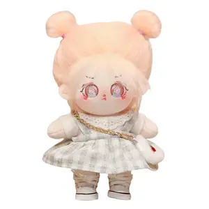 Костюм для куклы Cotton Doll, плюшевая кукла, высота 20 см CHUNTUSHU, зеленый
