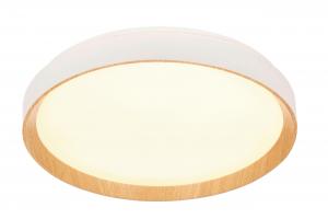 Оригинальный светодиодный потолочный светильник Sonoma дуб/белый Novel, белый дуб сонома