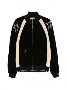 Бомбер с нашивками в виде звезд Valentino Garavani, черный