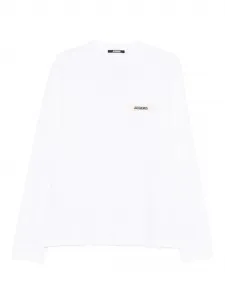 Футболка Le T-shirt Gros Grain JACQUEMUS, белый