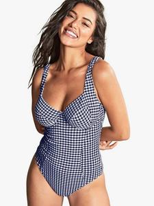 Купальник Paloma с балконным бюстом Panache, Navy Gingham