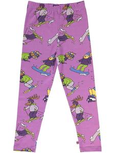 Леггинсы Småfolk, фиолетовый