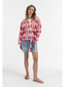 IZIA Куртка переходного цвета в розово-кремовой гамме