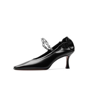 Туфли женские на высоком каблуке Shesrim, черный