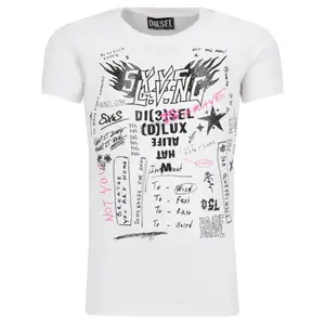Футболка tsilyexa стандартного кроя Diesel, белый