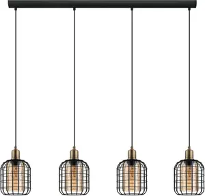 Подвесной светильник Eglo Chisle, темно-коричневый