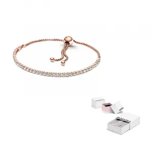 Женский браслет из розового золота Karat Gold Pandora, розовое золото