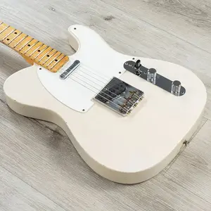 Гитара Fender Custom Shop 1959 Telecaster Journeyman Relic, гриф из клена, состаренный бело-бежевый цвет