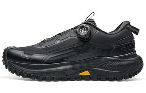 Нескользящие, износостойкие, дышащие низкие кроссовки для бега, мужские, черно-серебристые Kappa, Black