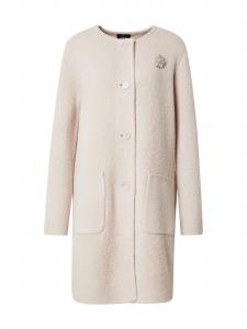 Monari Вязаное пальто светло-коричневого цвета
