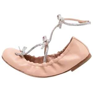 Катерина Повседневные Туфли Женские Розовые RENE CAOVILLA, Original Shoe Box Included