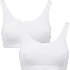 Бюстгальтер без косточек Erwin Müller Bustier im 2er Pack, белый
