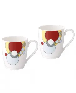 Кружки Фрэнка Ллойда Райта «Имперский кабаре», набор из 2 шт. Noritake, multi