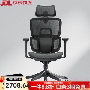 Эргономичное кресло SIHOO Y2C Black с двойной спинкой и тремя поясничными подушками, регулируемыми подлокотниками и нейлоновыми ножками