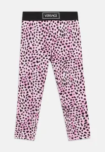Леггинсы и брюки с леопардовым принтом Versace, Cyclamen Pink