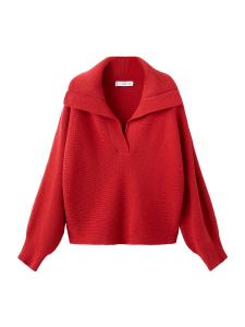 Свитер MANGO Manzana, темно-красный