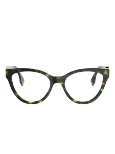 Очки в оправе "кошачий глаз" Fendi, коричневый