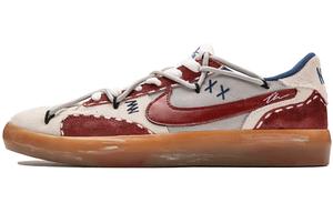 Кроссовки для скейтбординга Heritage унисекс с низким верхом бежево-красный Nike