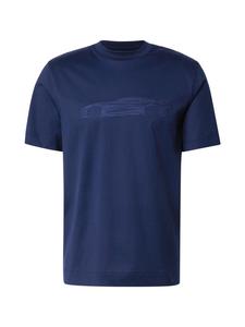 BOSS Футболка 'C-Taut 242_AM' в цвете Navy