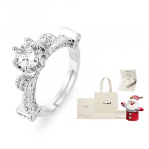 Нишевое дизайнерское кольцо для женщин VIVIWELL, Eiffel Tower Ring + Christmas Gift Box