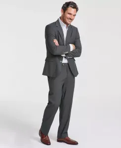 Мужской современный эластичный костюм Nautica, зеленый