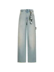 Джинсы свободного кроя John Darkpark, синий