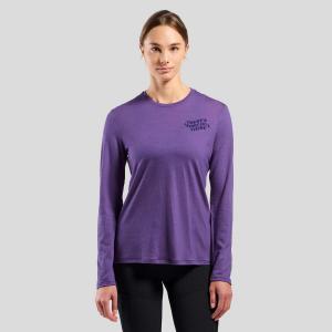 Рубашка с длинными рукавами Ascent Merino 160 с принтом TMOT ODLO