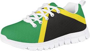 Кроссовки Jeiento для детей мальчиков и девочек, для бега и тенниса, дышащие спортивные кроссовки, размеры для малышей, маленьких и больших детей, Jamaica Flag