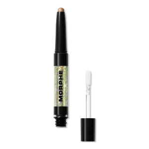 Кремово-жидкие тени-карандаш с двойным финишем Mixed Signals Morphe, Partner/Player (champagne gold, pistachio & silver triochrome/toasted champagne shimmer)