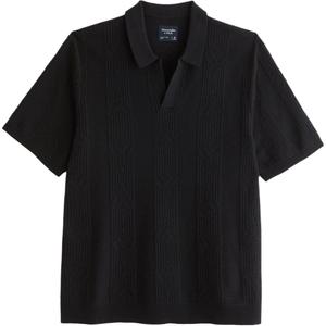 Мужская поло Abercrombie＆Fitch, черный