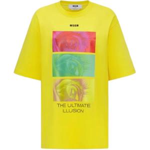 MSGM Желтая футболка Women's Yellow