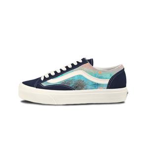Vans Стиль 36 Suede нескользящие износостойкие низкие кроссовки для скейтбординга Unisex Blue White