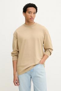 Хлопковая футболка с длинным рукавом daposo HUGO, зеленый