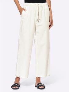 Тканевые брюки Heine, экрю